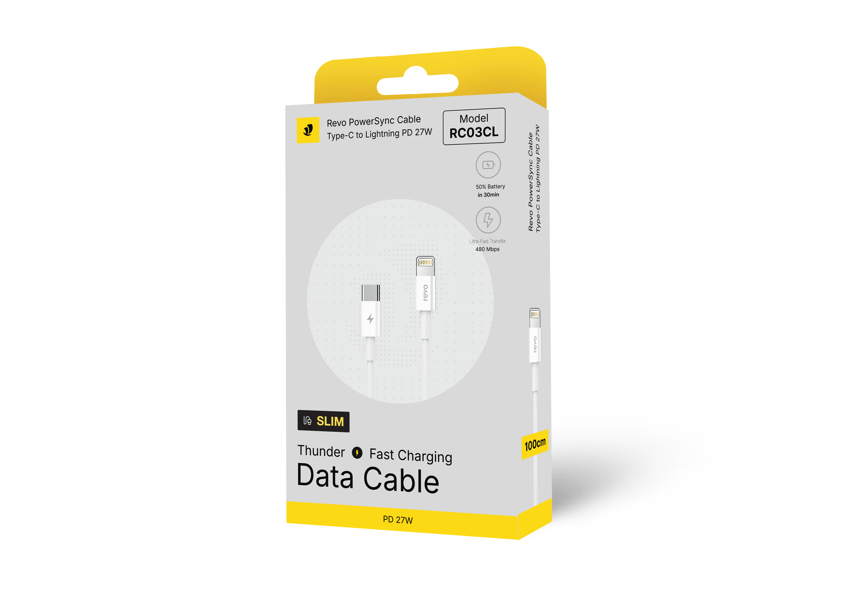 CABLE REVO RC03CL USB-C TO Lightning