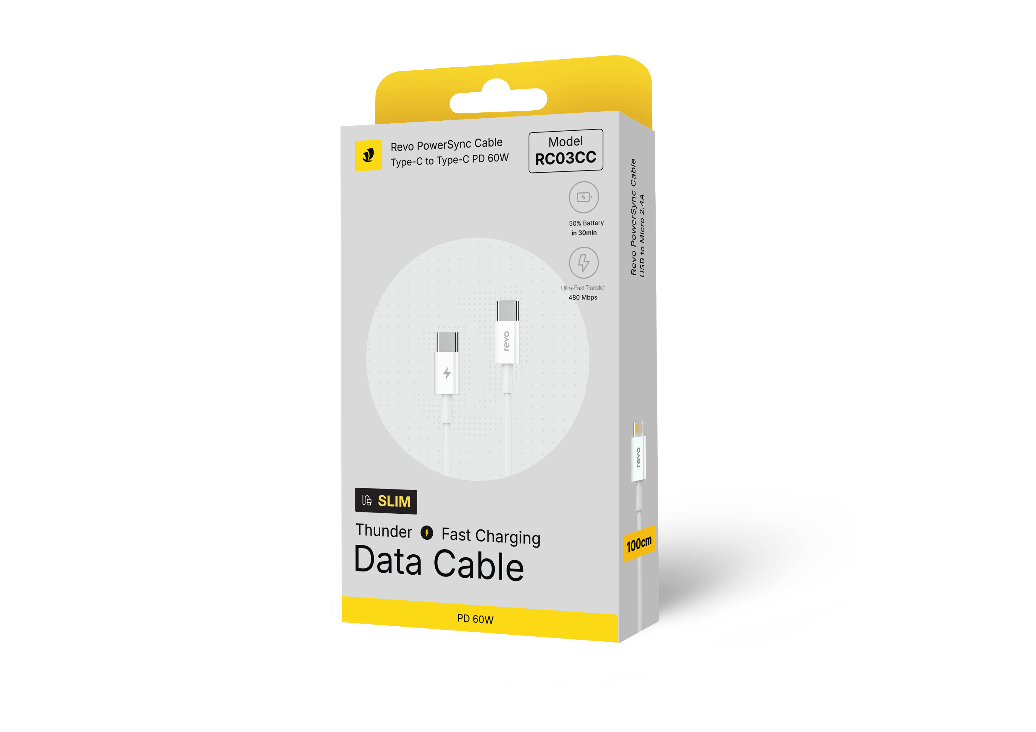 CABLE REVO RC03CC USB-C TO USB-C