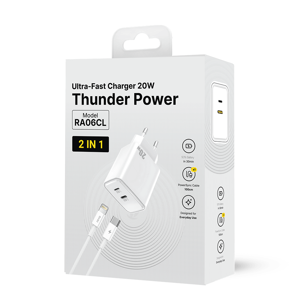 CHARGER RA06CL USB-C TO Lightning